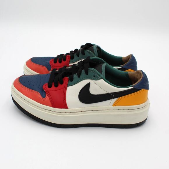 Nike Air Jordan 1 Elevate Low Womens 7.5 Red Blue Leather Sneaker DX3951 - Picture 3 of 9